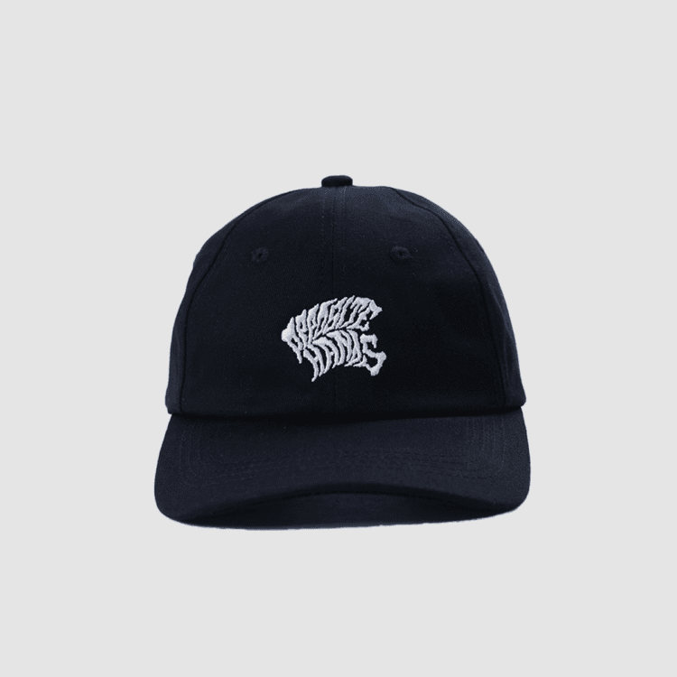 Gorra negra Opp Hands, gorra con la esencia opp