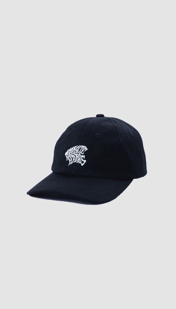 Gorra negra Opp Hands, gorra con la esencia opp