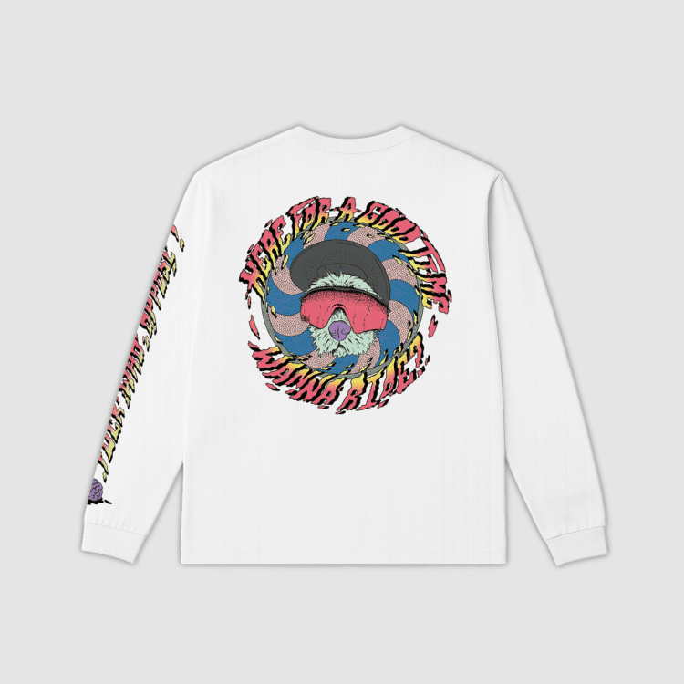Perro Color, camiseta con estilo de rider y alma de perro