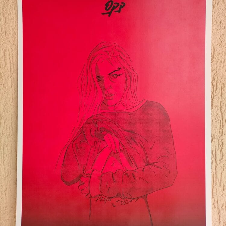Print Posing lady 9