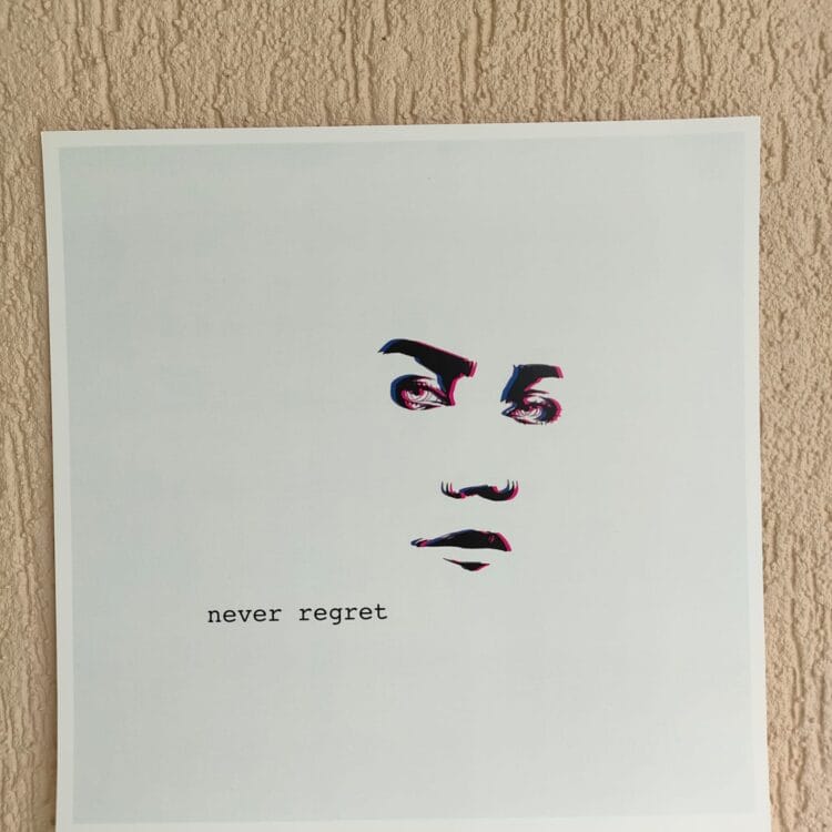 Print Never regret