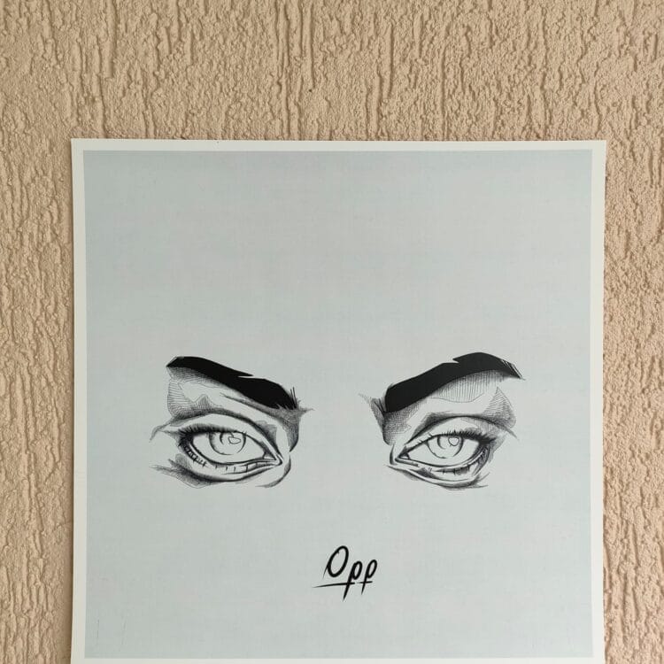 Print ojos ciegos