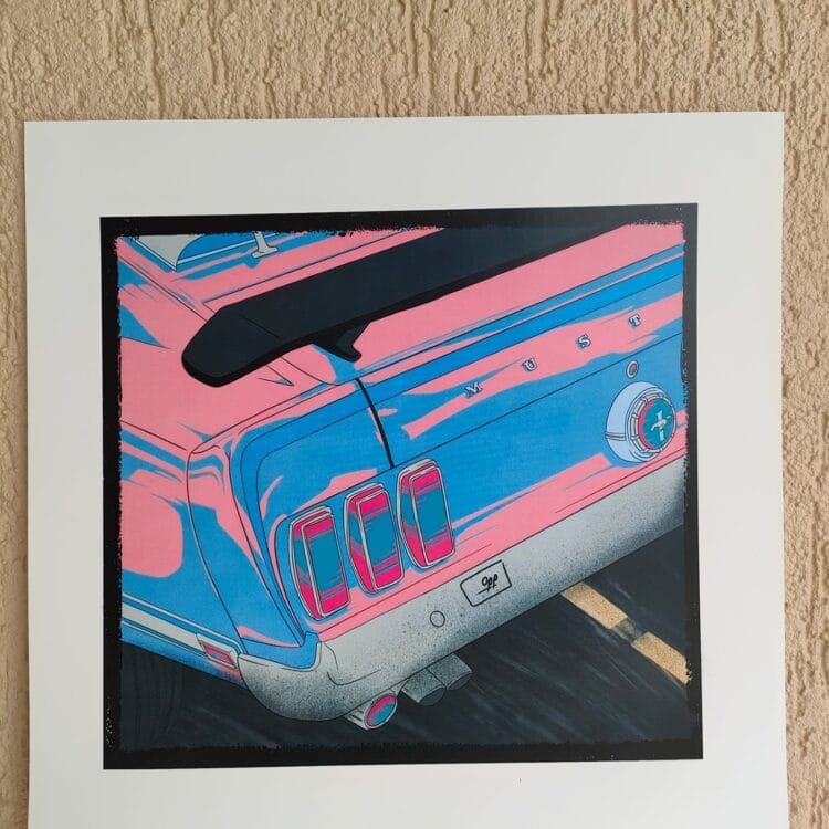 Print Car corner