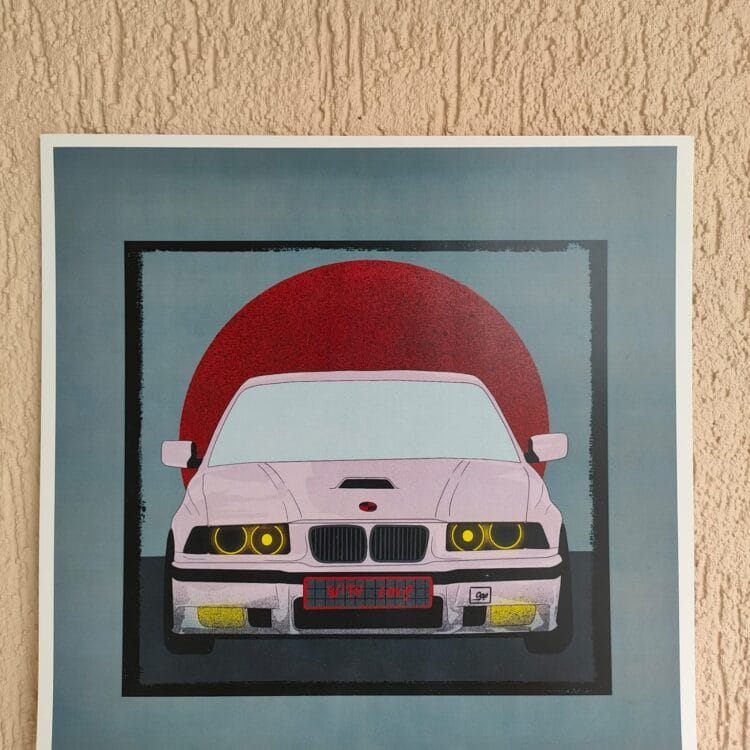 Print car on the sun