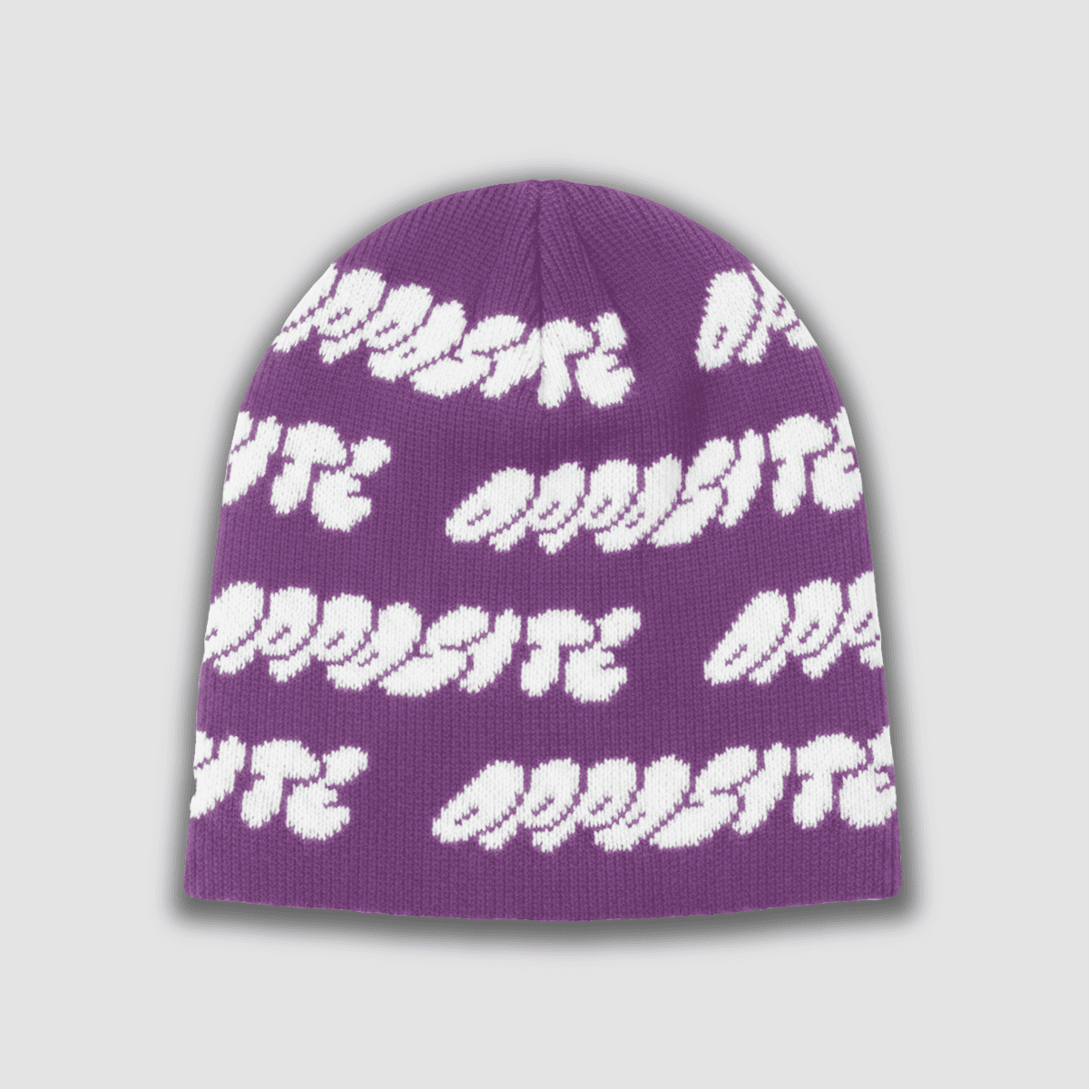 Gorro Opposite Hands Knit Morado