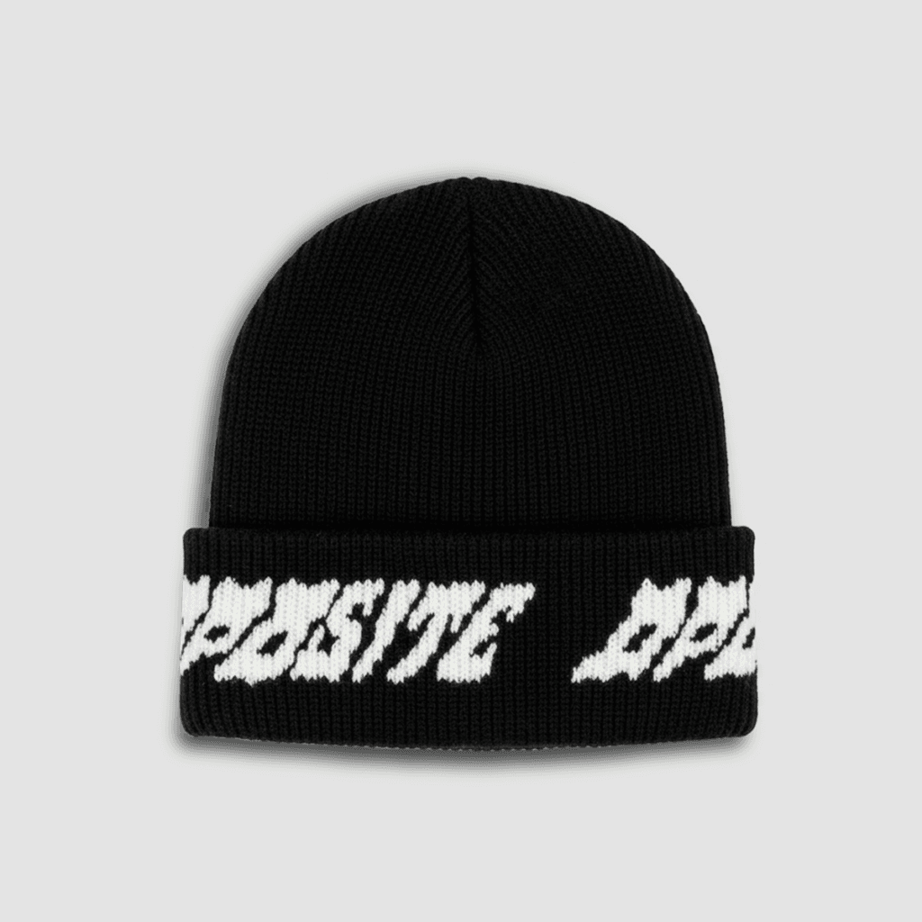 Gorro Básico Jacquard Opposite Hands Negro