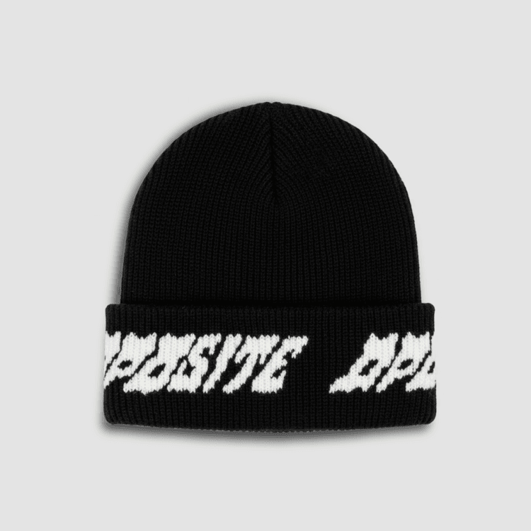 Gorro Básico Jacquard Opposite Hands Negro
